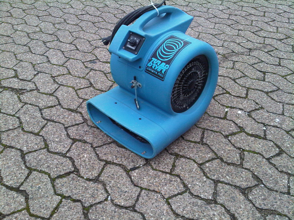 Ventilator zur Bautrocknung
