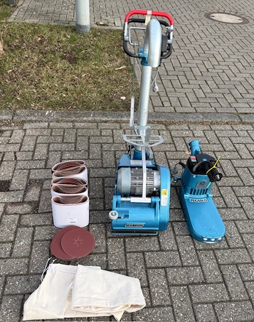 Parkettschleifmaschinen Set MIDI