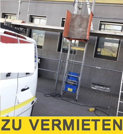 Schrägaufzug bis 13 Meter – Dachdeckeraufzug